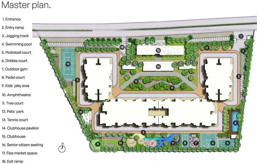 Gallery image 3 for Assetz Zen and Sato, showcasing its premium real estate development