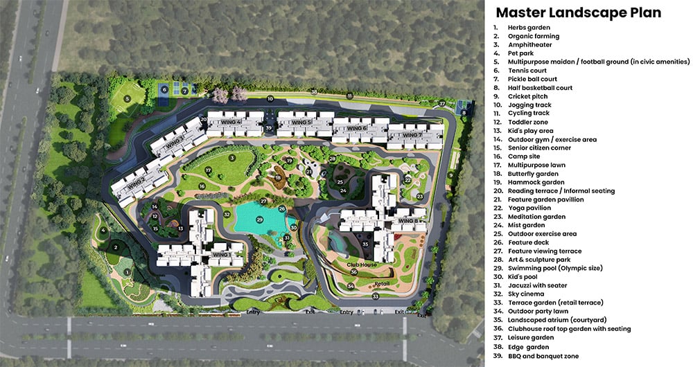 Gallery image 2 for Purva Northern Lights, showcasing its premium real estate development