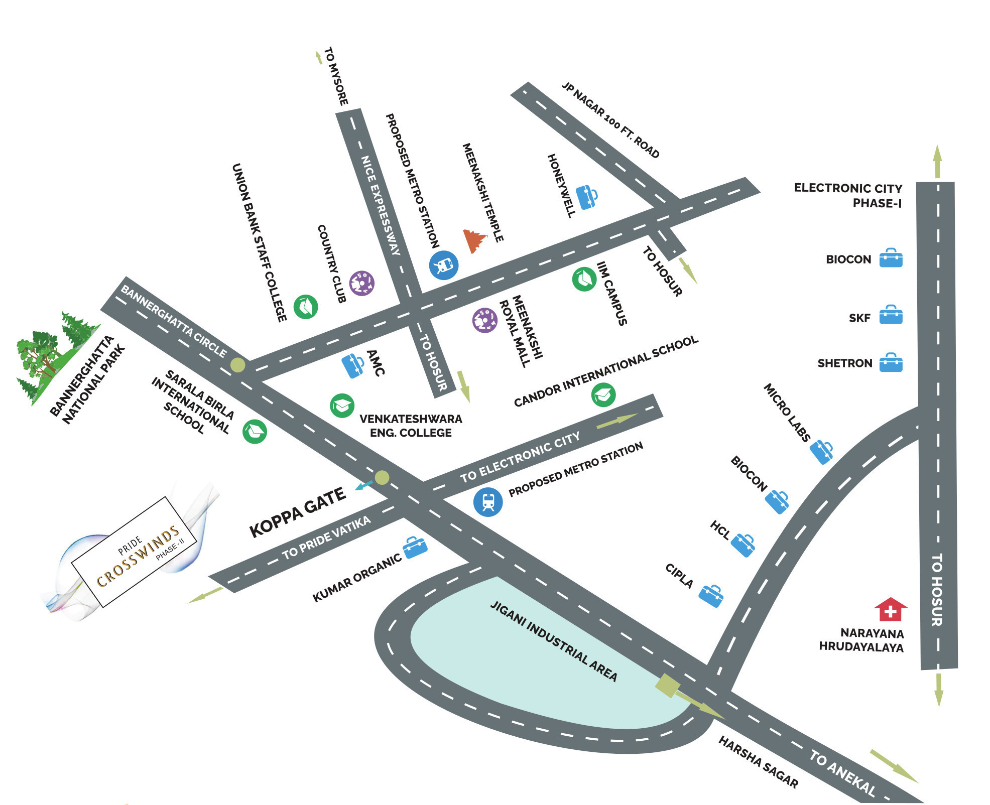 Gallery image 2 for Pride Crosswinds, showcasing its premium real estate development