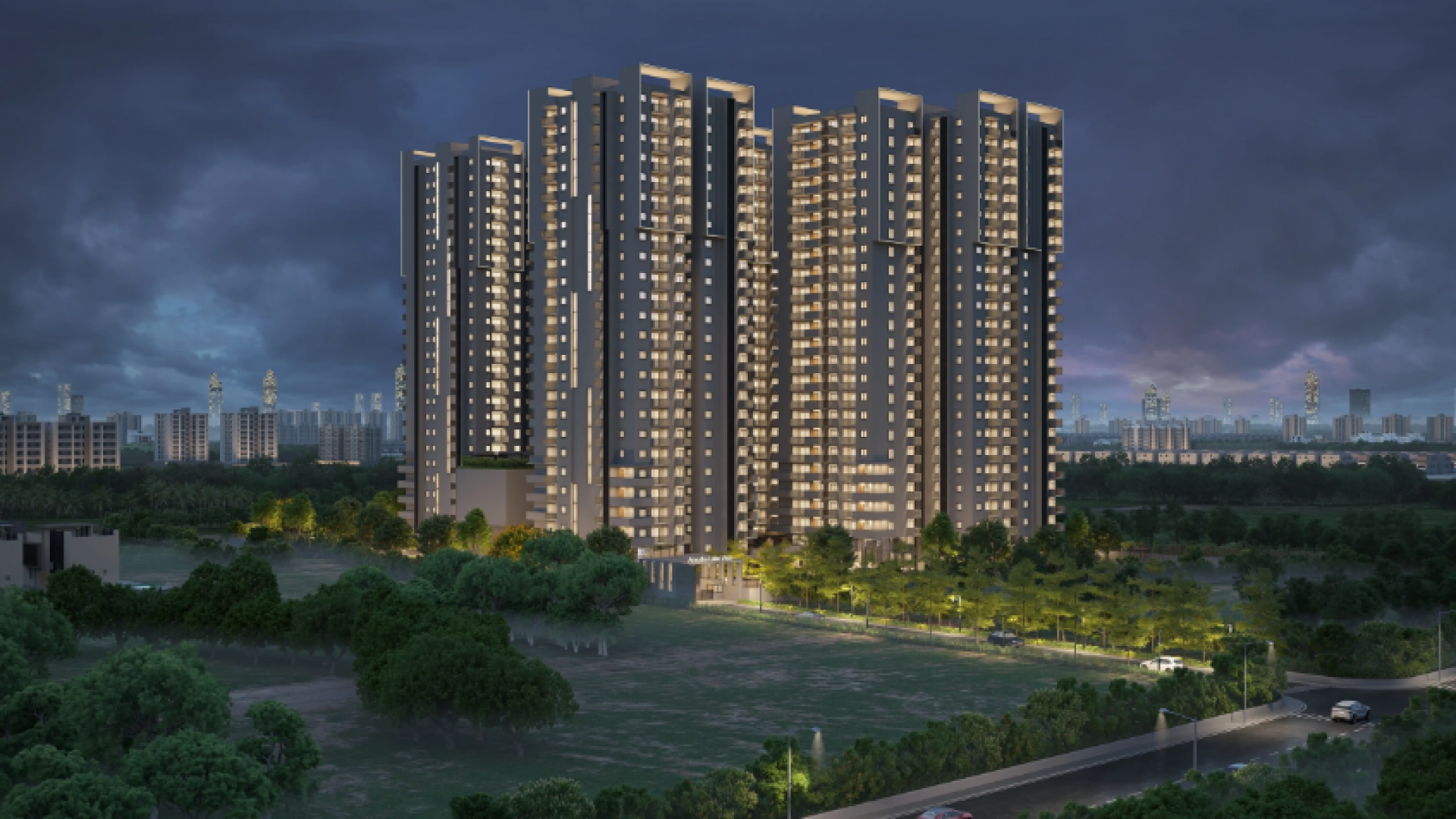 View of Amrutha Lake Vista, a 3BHK property located in Whitefield starting at ₹1.72 Cr