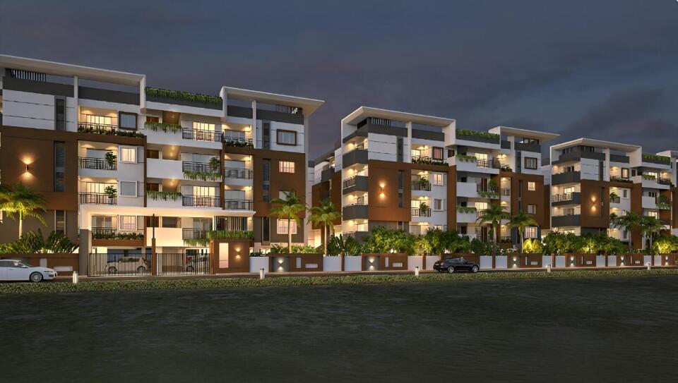 View of Amberstone Elanza, a 2.5BHK,3BHK,2BHK property located in JP Nagar starting at ₹99 L