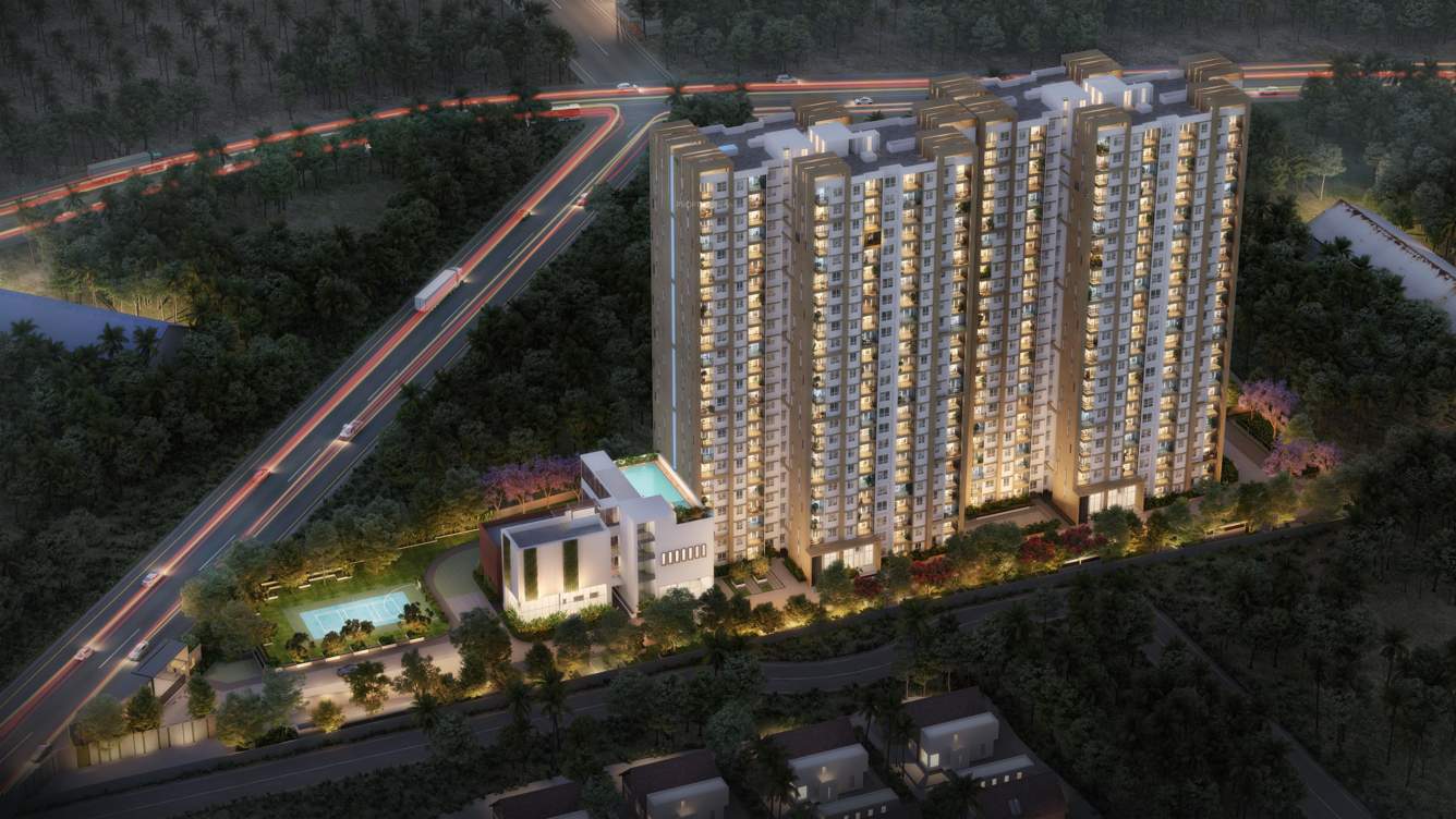 View of Ruchira Park East, a 3.5BHK,3BHK,2BHK property located in Whitefield starting at ₹1.48 Cr