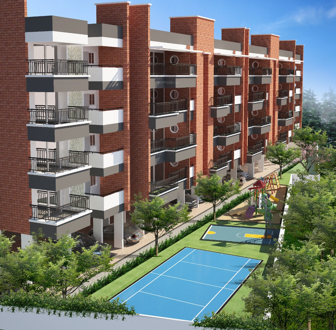 View of Abhigna Misty Woods, a 4BHK,3BHK,2BHK property located in JP Nagar starting at ₹2.1 Cr