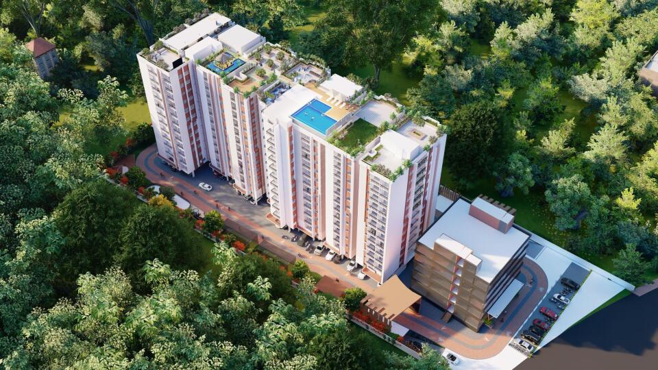 View of Isha HiLife, a 3BHK,2BHK property located in Whitefield starting at ₹72.65 L