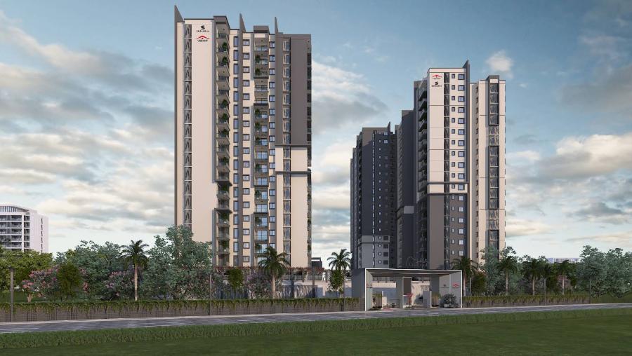 View of Courtyard By Vedant Suraksha, a 4BHK,3BHK property located in Bannerghatta Road starting at ₹1.87 Cr
