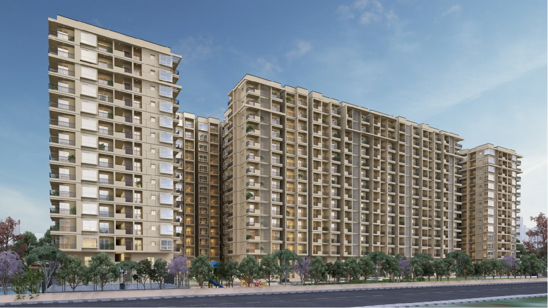 View of DS MAX Sky Fields, a 3BHK,2BHK property located in Whitefield starting at ₹79.57 L