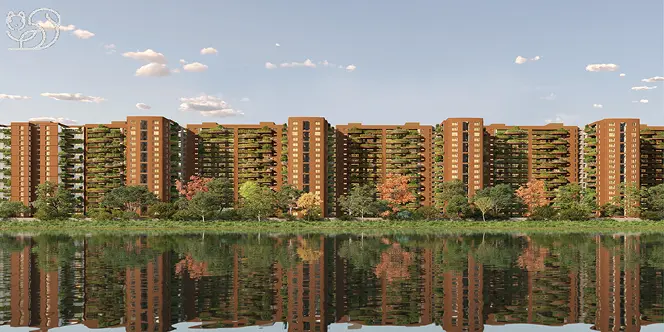 View of Total Environment Down by the Water, a 3.5BHK,4.5BHK property located in Bangalore starting at ₹5.12 Cr
