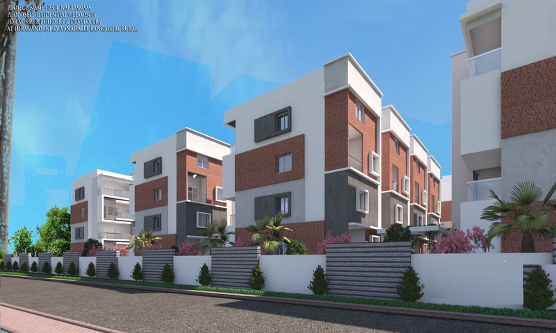 View of PSR Nandanam, a 4BHK property located in Devanahalli starting at ₹1.65 Cr