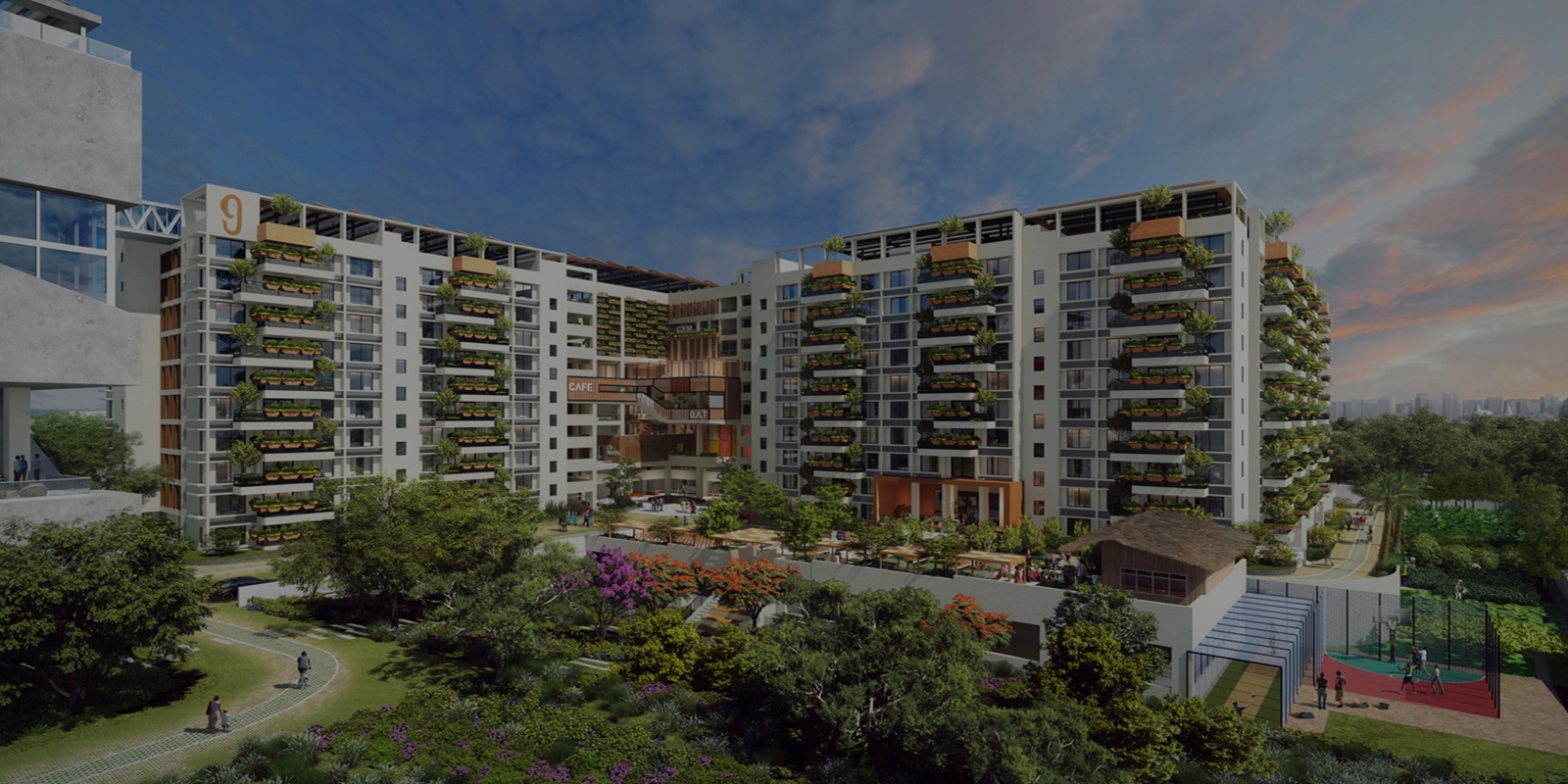 View of 2getherments 2G Tula, a 3BHK property located in Whitefield starting at ₹2.07 Cr