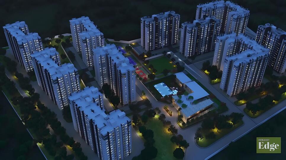 View of Embassy Edge, a 2.5BHK,3BHK,2BHK,1BHK property located in Devanahalli starting at ₹61.59 L