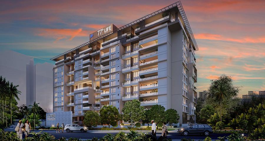 View of Divyasree 77, a 3,4 BHK, property located in Bellandur starting at ₹On Request