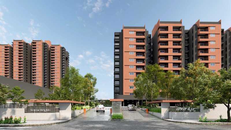 View of Modern Spaaces Serene Heights, a 2.5 & 3BHK property located in Whitefield starting at ₹1.45 Cr