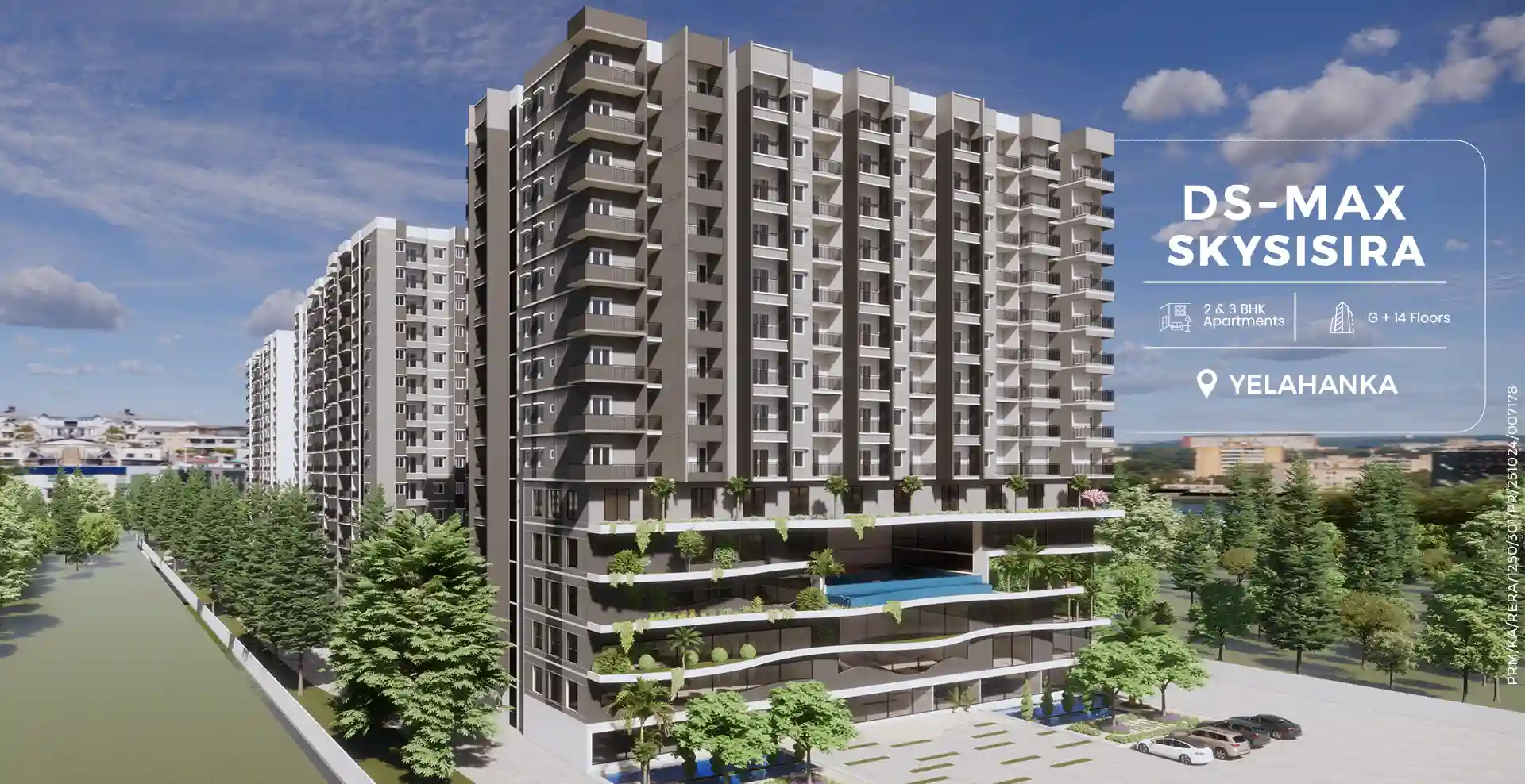 View of DS MAX SKY SISIRA, a  property located in Yelahanka starting at ₹On Request