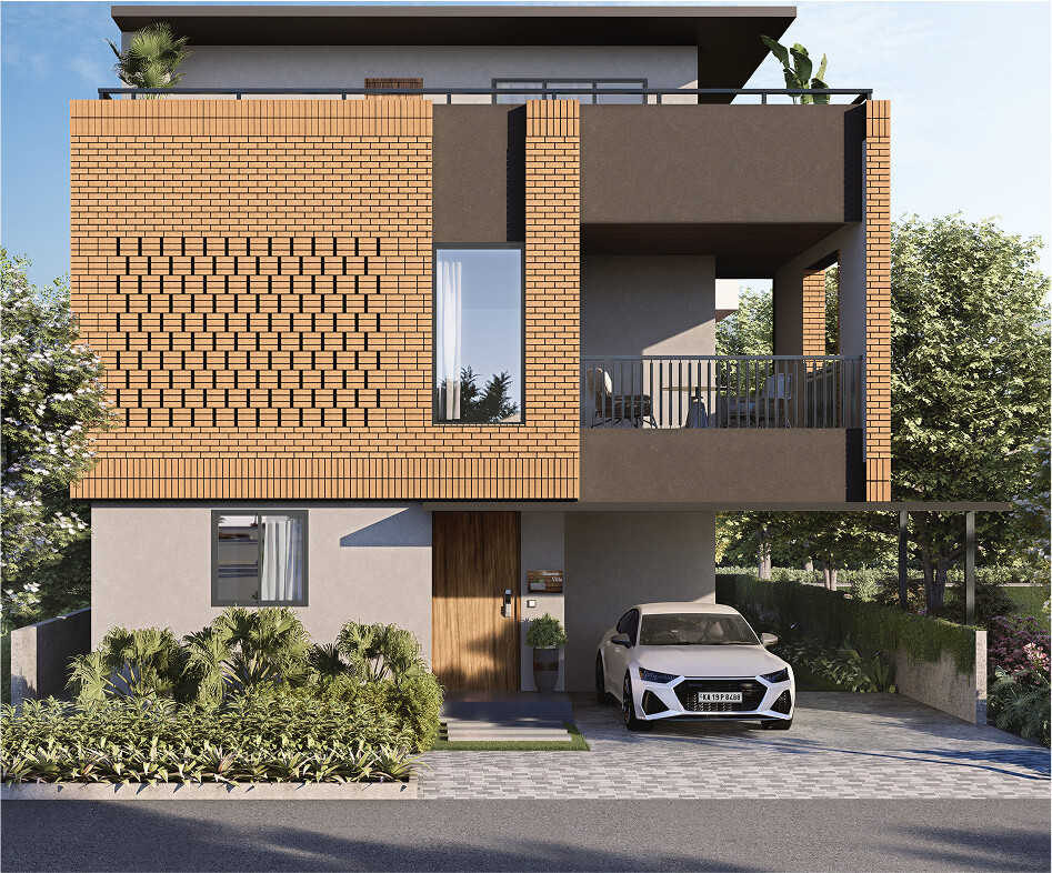 View of Capstone The Midsummer Rain, a 4BHK Villa property located in Devanahalli starting at ₹5.95 Cr