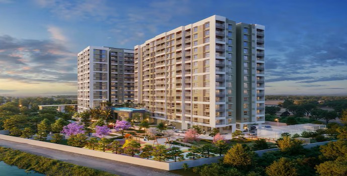 View of Adarsh Primrose, a 3BHK property located in Gunjur starting at ₹1.7 Cr