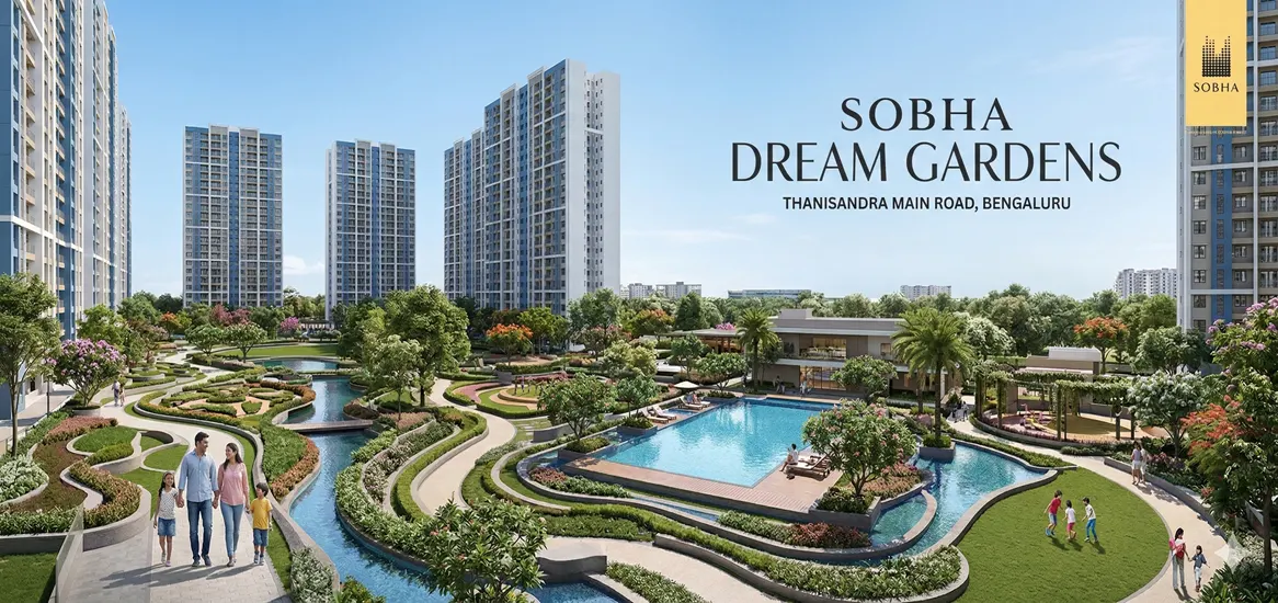 View of Sobha Dream Gardens, a 2BHK,1BHK property located in Thanisandra starting at ₹84 L