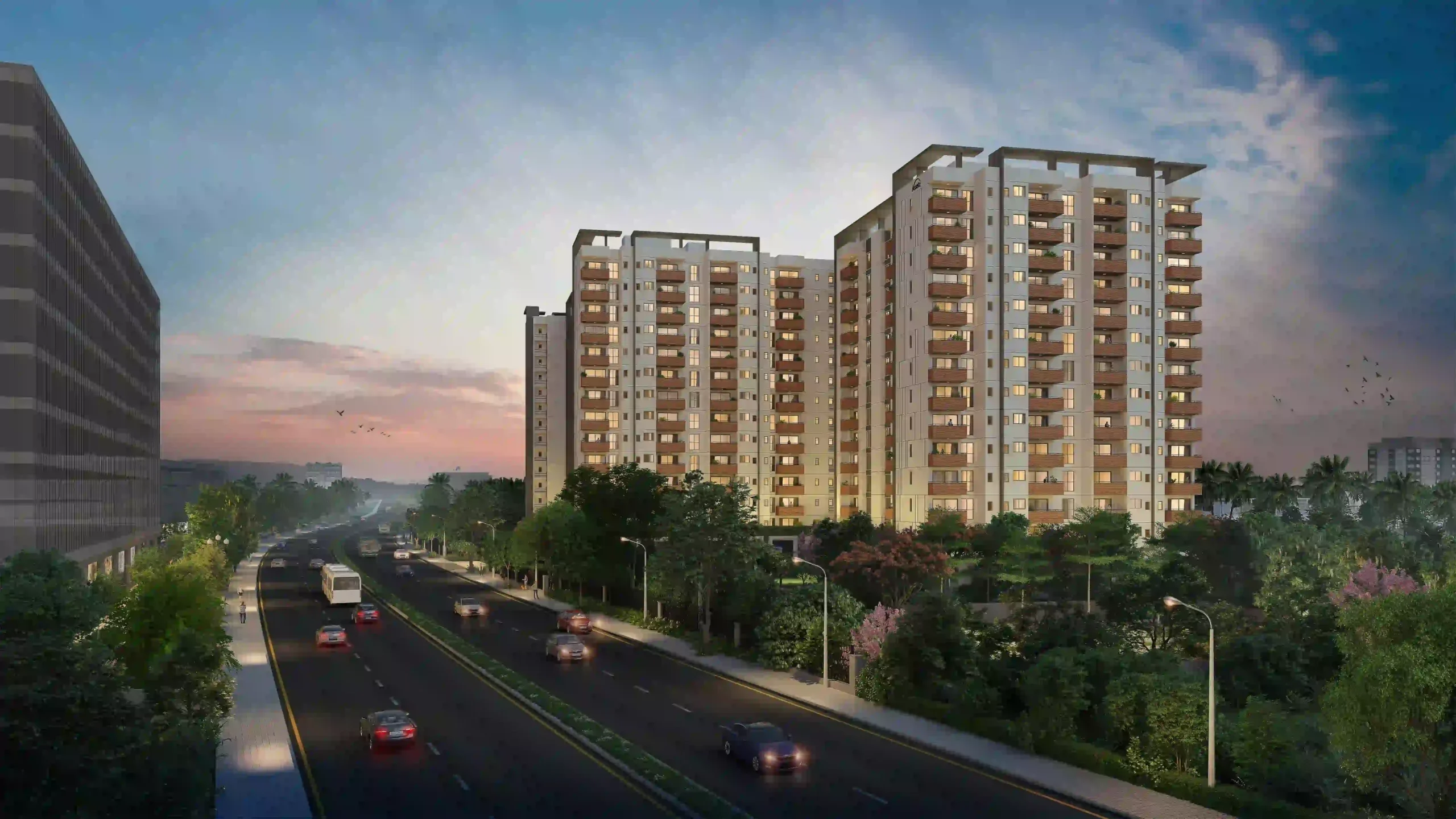 View of Assetz Sublime, a 3BHK property located in Hoskote starting at ₹1.81 Cr
