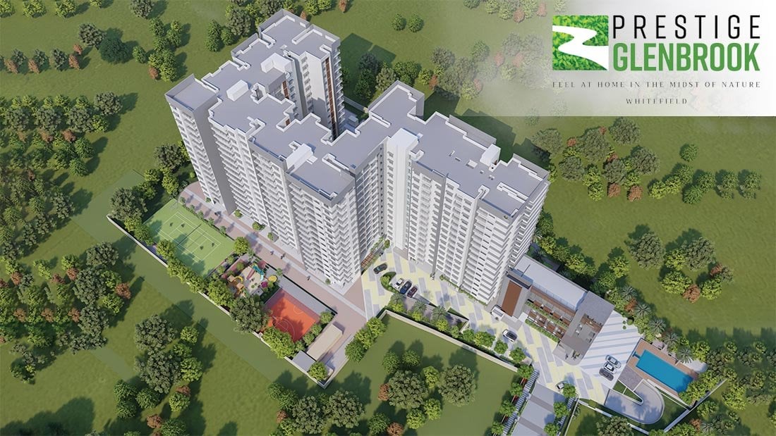 View of Prestige Glenbrook, a 4BHK,3BHK,2BHK property located in Whitefield starting at ₹1.21 Cr