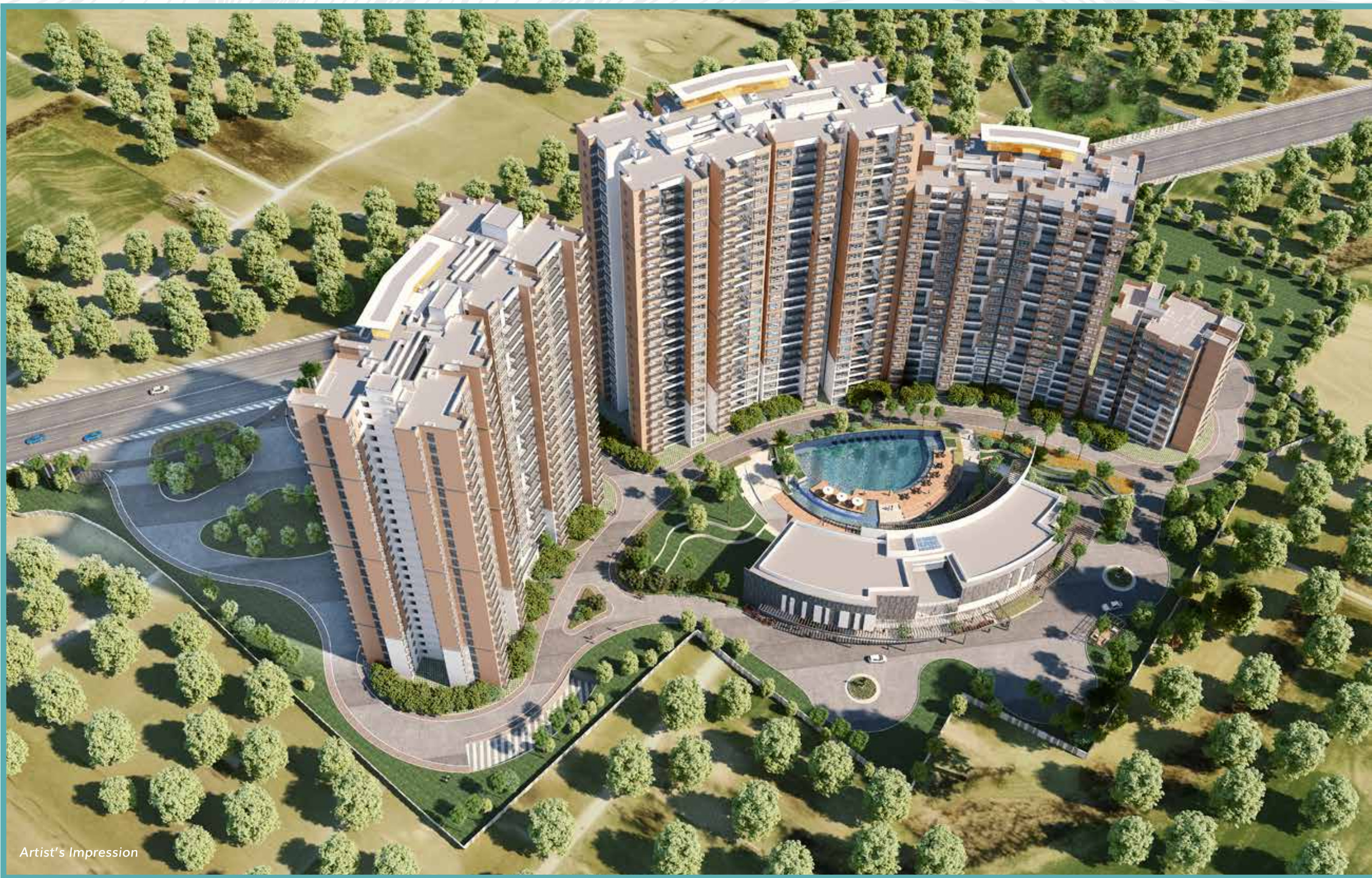View of Prestige Serenity Shores, a 1BHK,2BHK,3BHK,4BHK property located in Whitefield starting at ₹96 L