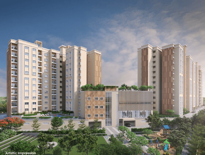 View of Shriram Liberty Square, a 2BHK,1BHK property located in Electronic City starting at ₹46 L