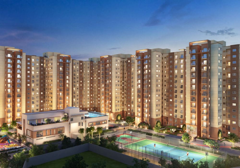 View of Shriram WYT Field, a 2, 2BHK property located in Whitefield starting at ₹64.28 L