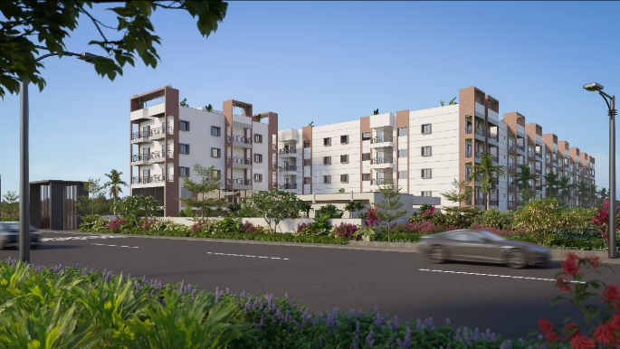 Divine green leaf in Yelahanka by House Choice